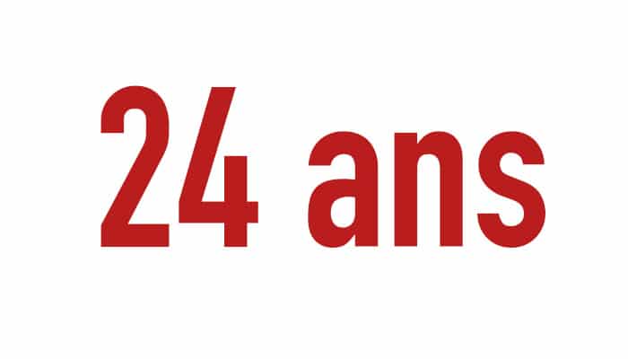 24 ans