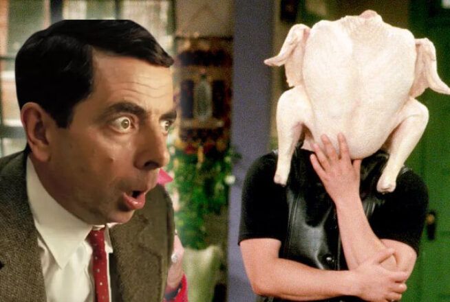 Friends : Mr Bean accuse la série de lui avoir volé le gag de la dinde sur la tête