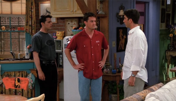 Friends tailleur ross joey chandler