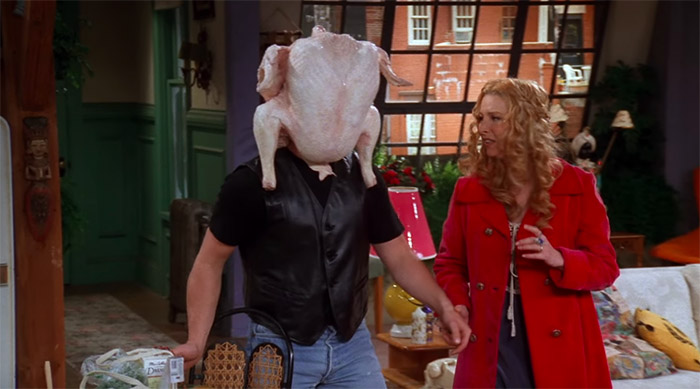 Joey Phoebe dinde Friends
