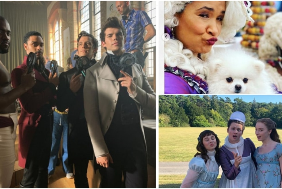 La Chronique des Bridgerton : 13 photos de tournage qui vous feront voir la série autrement