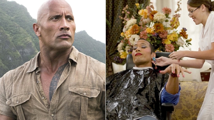 dwayne johnson hannah montana