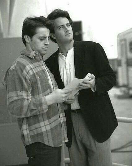 Friends coulisses Chandler Joey