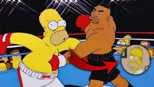 les simpson homer boxe