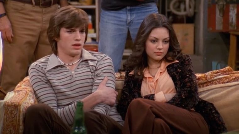 Ashton Kutcher et Mila Kunis dans That '70s Show