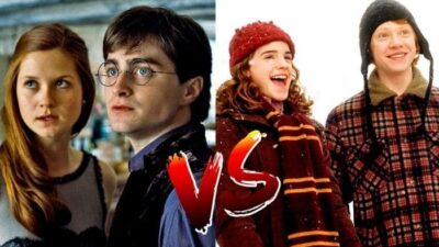 Sondage : le match ultime, tu préfères le couple Harry Potter/Ginny Weasley ou Ron Weasley/Hermione Granger ?