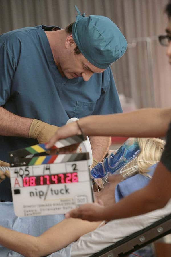 Nip Tuck coulisses tournage