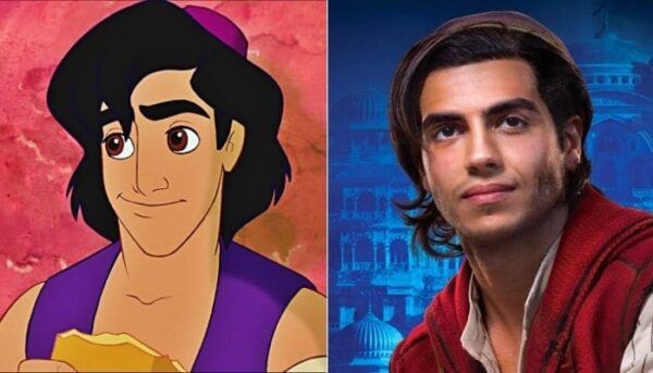 Aladdin live action vs film d'animation Disney