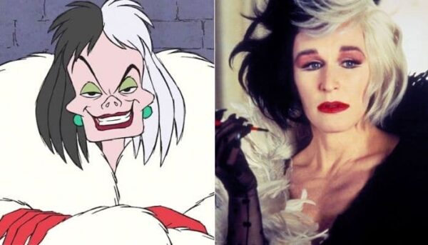 Cruella live action vs film d'animation