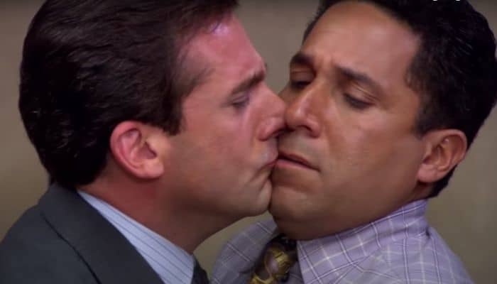 The Office baiser Michael et Oscar