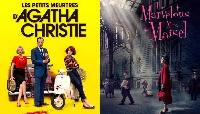 les petits meurtres d'agatha christie, the marvelous mrs maisel