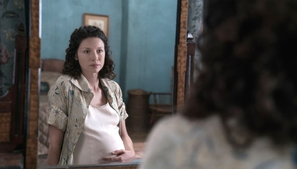 outlander, claire fraser enceinte