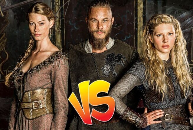 Sondage : match ultime, tu préfères Ragnar avec Lagertha ou Aslaug dans Vikings