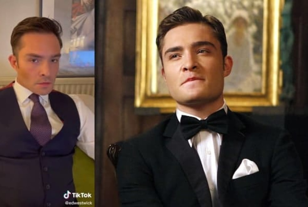 Gossip Girl : Ed Westwick débarque sur Tik Tok et rejoue une réplique culte de Chuck Bass