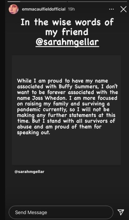 emma caulfield, buffy, insta