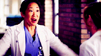 gif Cristina et Meredith Grey's Anatomy
