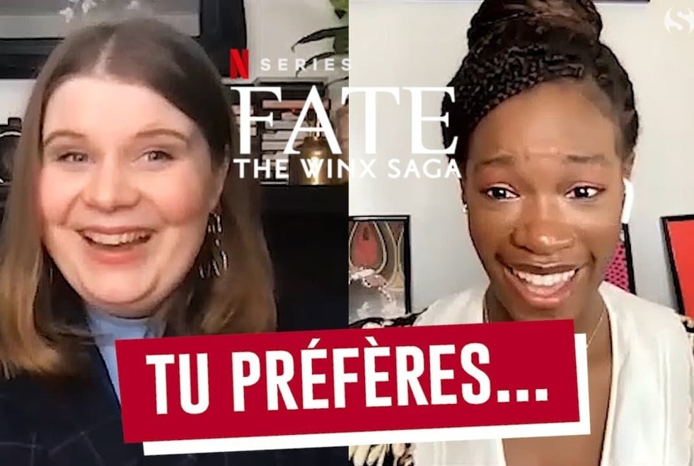 Winx : notre interview ‘tu préfères’ d’Eliot Salt (Terra) et Precious Mustapha (Aisha)