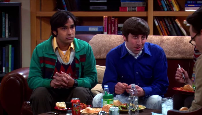 raj howard the big bang theory