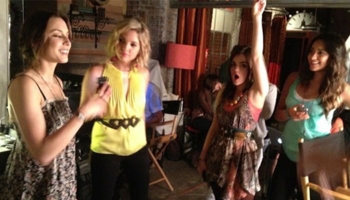 pretty little liars tournage