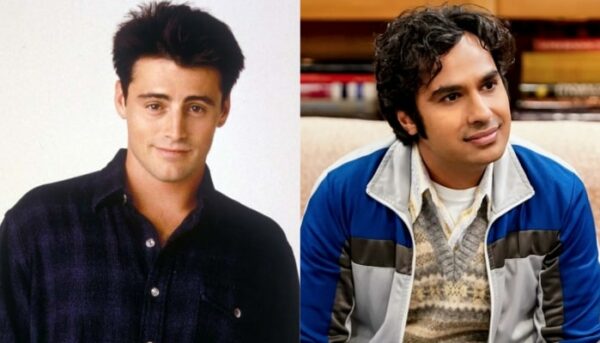 joey friends raj the big bang theory