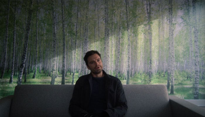 Falcon Soldat de l'hiver Bucky Sebastian Stan
