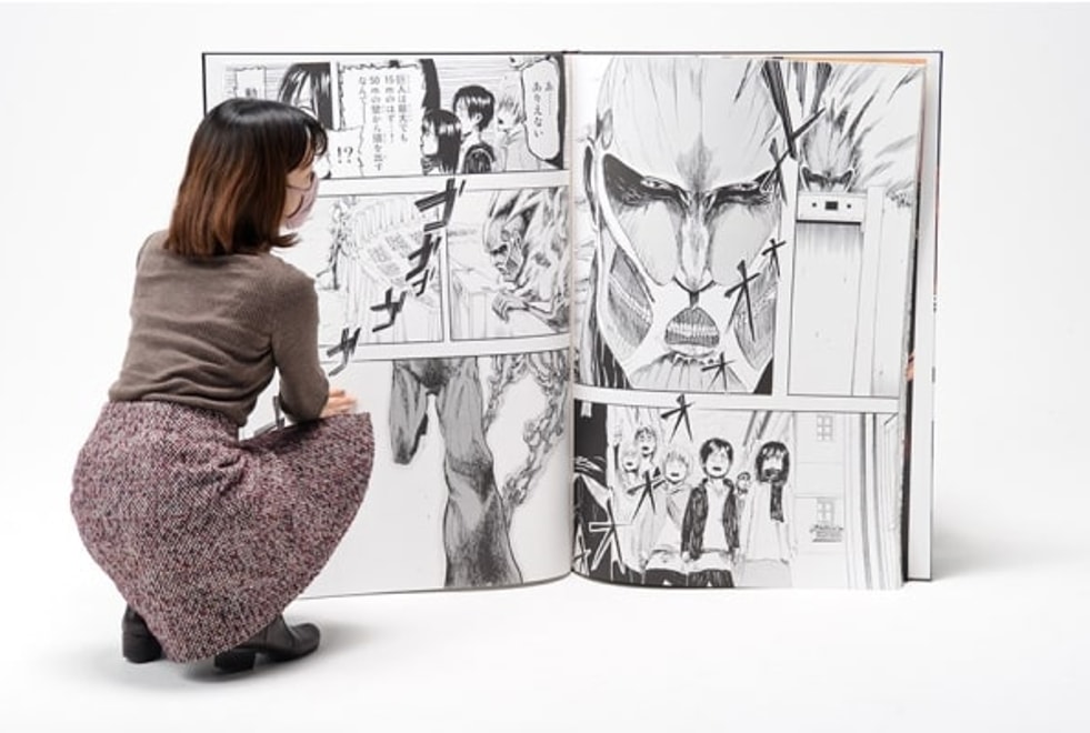 L’Attaque des Titans (SNK) : incroyable, un manga géant bientôt en vente
