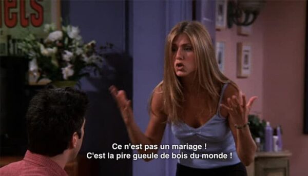 Ross Rachel mariage