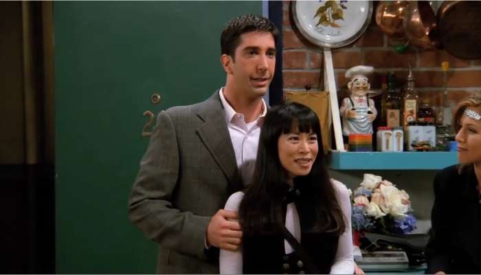 ross et julie dans friends