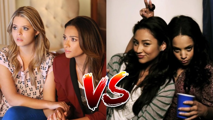 Sondage : le match ultime, tu préfères Emily avec Alison ou Maya de Pretty Little Liars ?