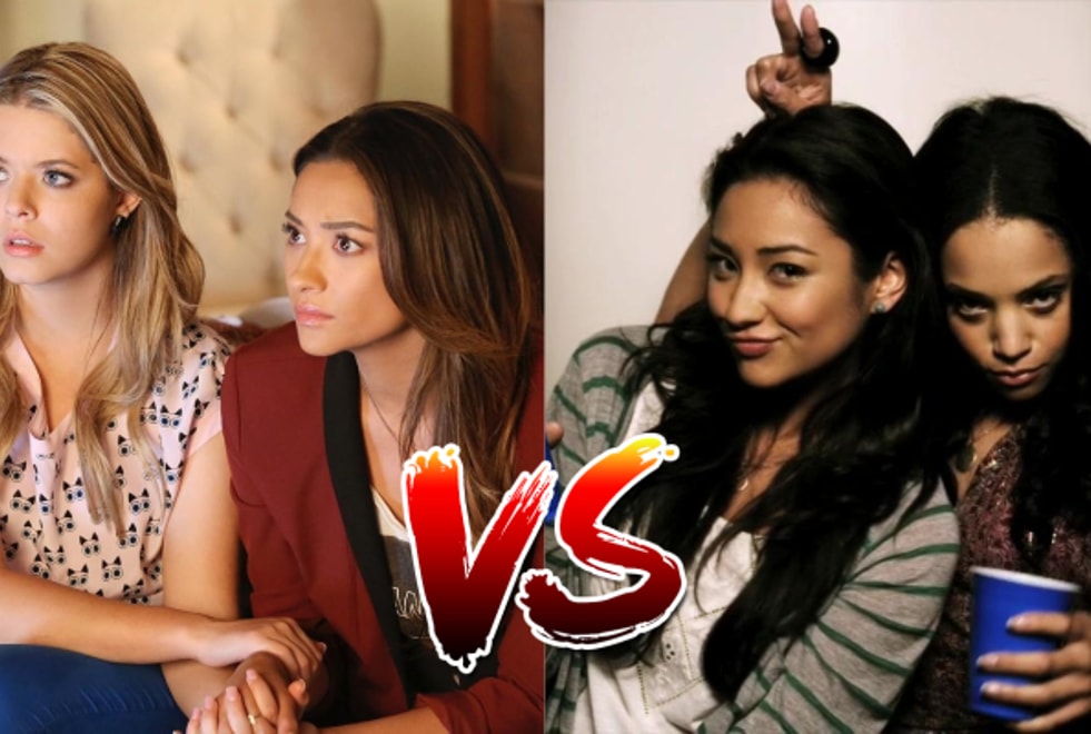Sondage : le match ultime, tu préfères Emily avec Alison ou Maya de Pretty Little Liars ?