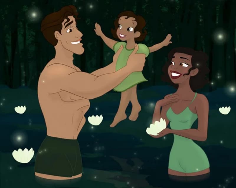 disney enfant grenouille princesse