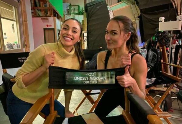 the 100, photos, coulisses