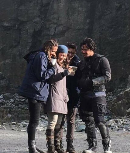the 100, photos, coulisses