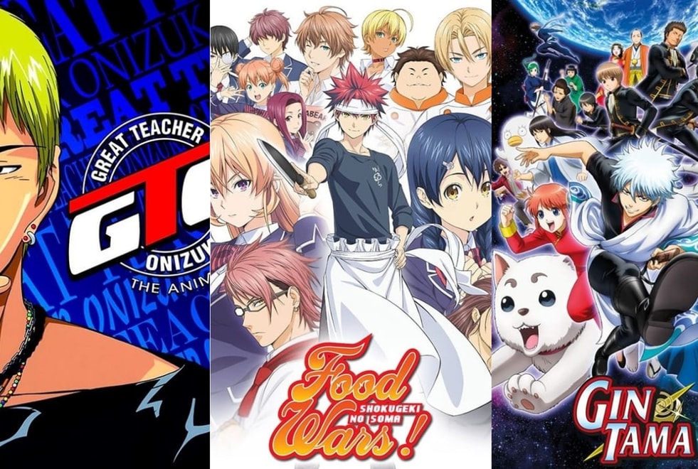 GTO, Food Wars, Gintama… TOP 5 des animes les plus drôles