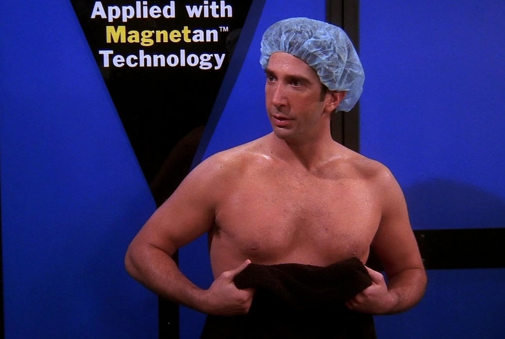 Friends : seul quelqu’un qui a vu 5 fois l’épisode du bronzage de Ross aura tout bon à ce quiz