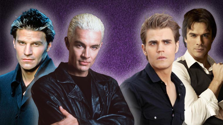 Ce quiz te dira avec qui de Angel et Spike (Buffy) ou Stefan et Damon (TVD) tu formeras un triangle amoureux