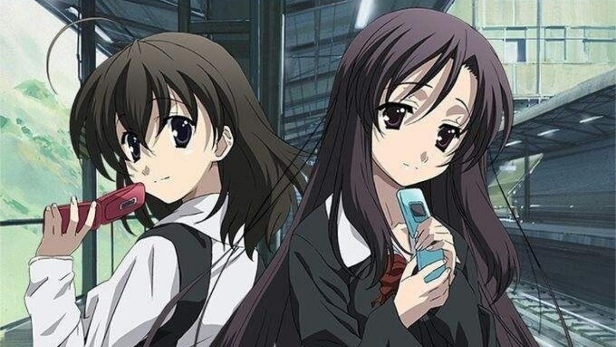 Kotonoha Katsura et Sekai Saionji  dans l anime School Days