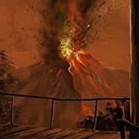 Un volcan