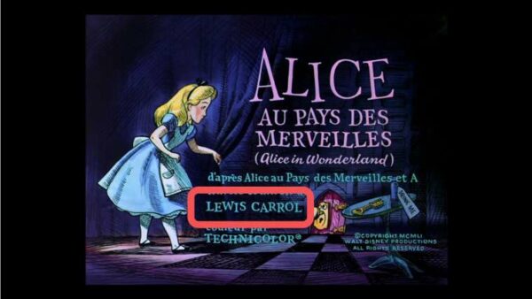 alice au payx des merveilles erreur