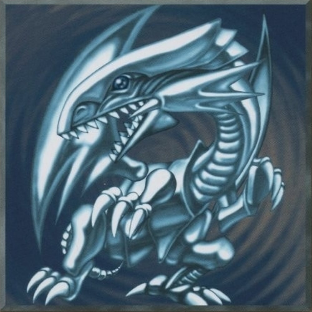 Dragon Blanc aux Yeux Bleus