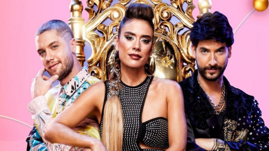 erik, yeimy et charly dans la reina del flow