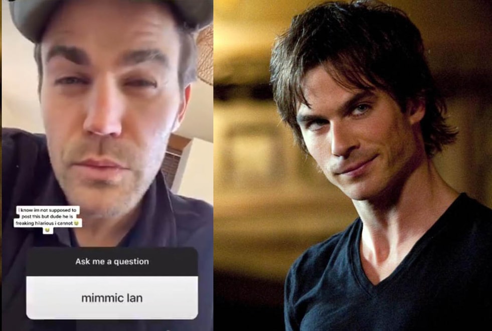 The Vampire Diaries : Paul Wesley imite Ian Somerhalder sur Instagram, et on n’en peut plus de rire