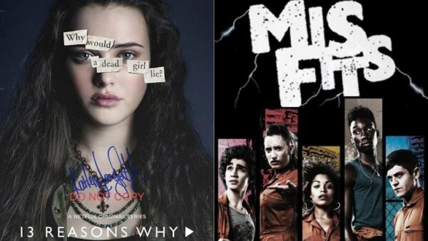 13 reasons why, misfits