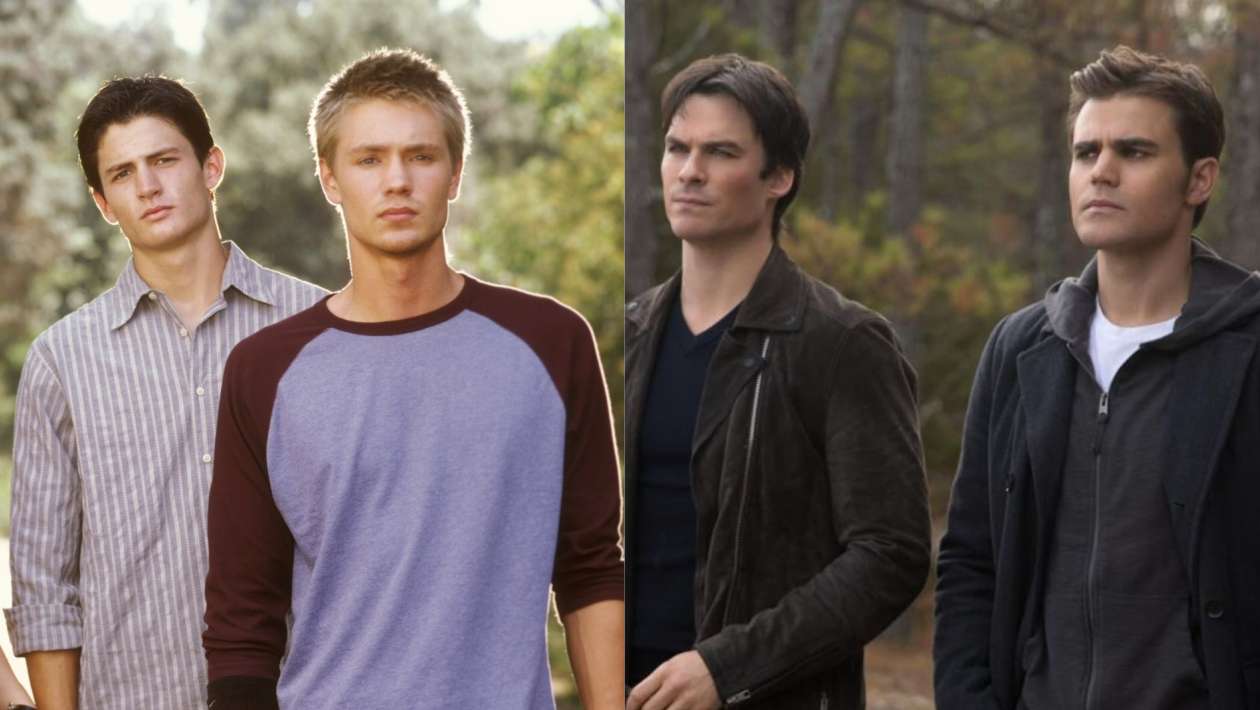 frères scott, salvatore, the vampire diaries