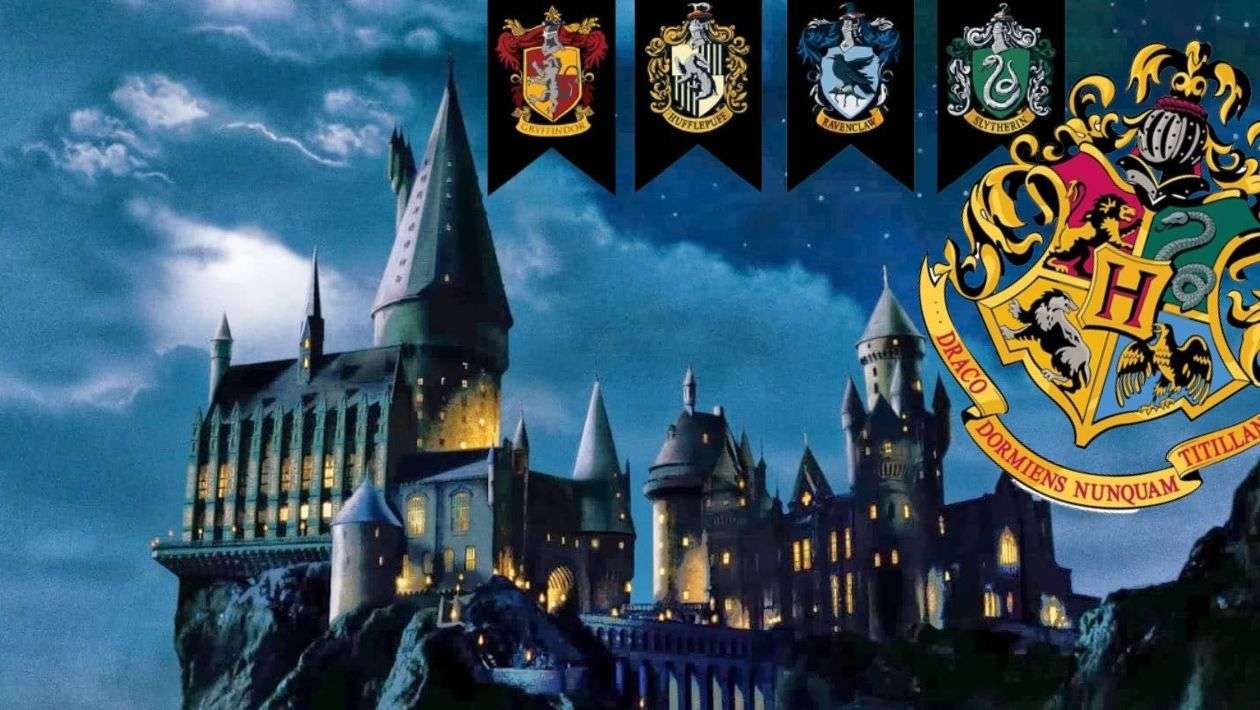 Les fanions des maisons Poudlard dans Harry Potter