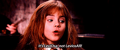 hermione granger leviosa gif harry potter