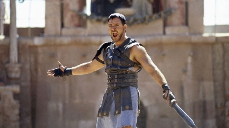 Russel Crowe alias Maximus dans Gladiator