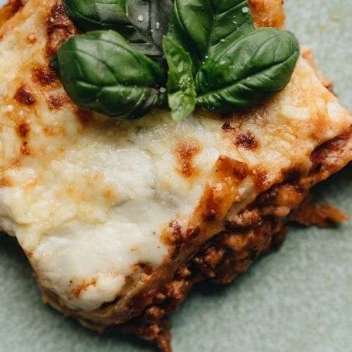 Des lasagnes