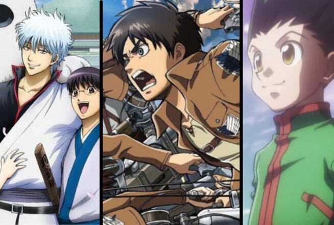SNK, Gintama, Hunter x Hunter… Les 10 animes shōnens les mieux notés