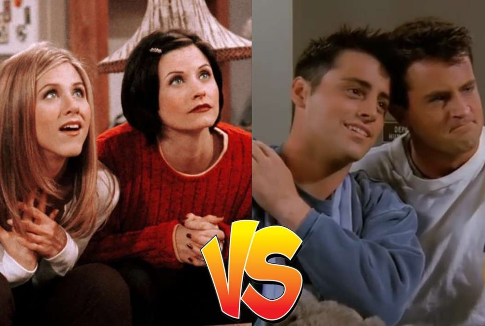 Sondage : match ultime, tu préfères le duo Rachel/Monica ou Chandler/Joey dans Friends ?